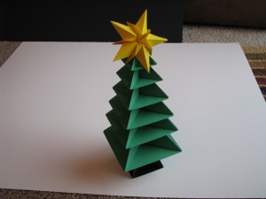 Origami Christmas Tree Tutorial 36